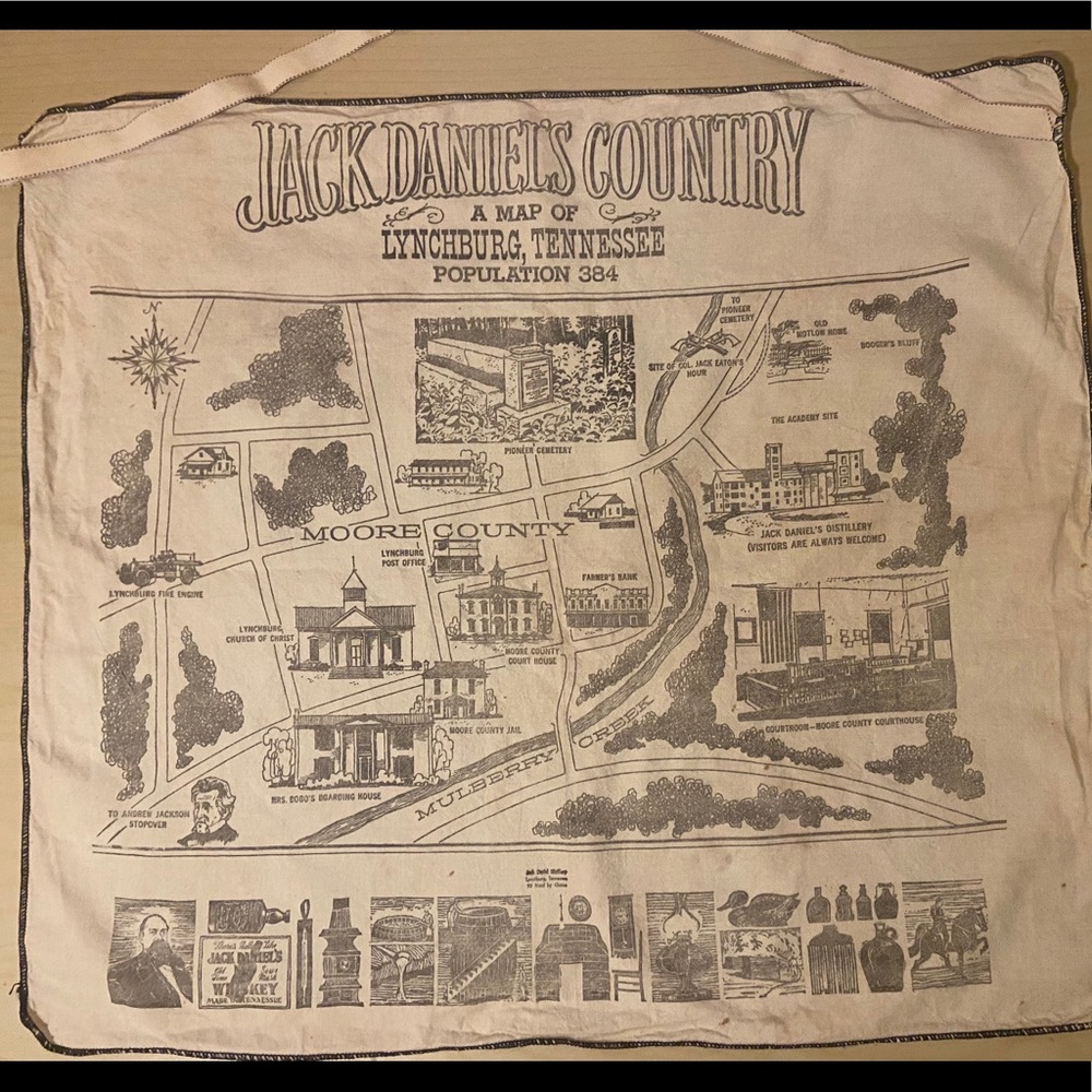 Jack Daniels cooking apron